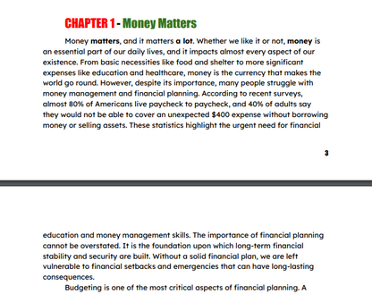 "The Power of Four: Money, Motivation, Communication, and Success" Guide-Book